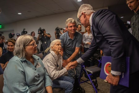 Los Angeles County District Attorney George Gascon Announces His Decision On Resentencing The Menendez Brothers