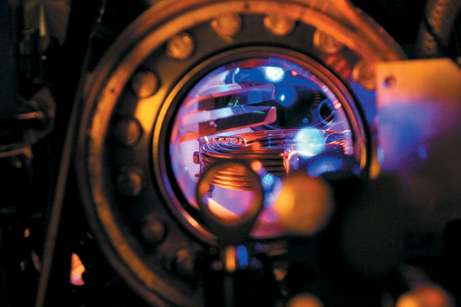 Strontium atoms in optical clock